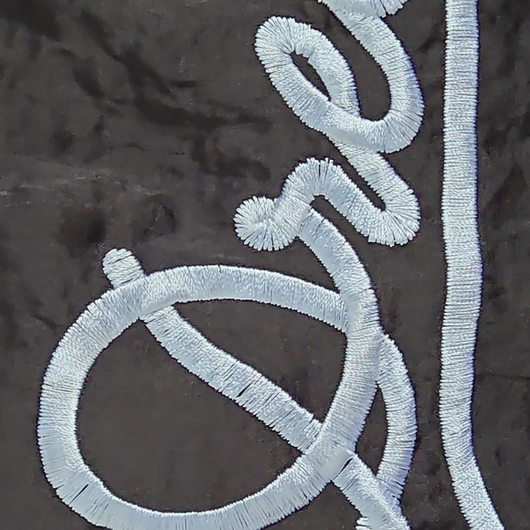 SPIRITUAL GANGSTER | Dreamer Satin Bomber Jacket Black Sz M - Picture 5 of 7